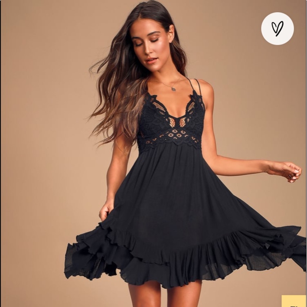 NAVY Free People One Adella Slip Dress